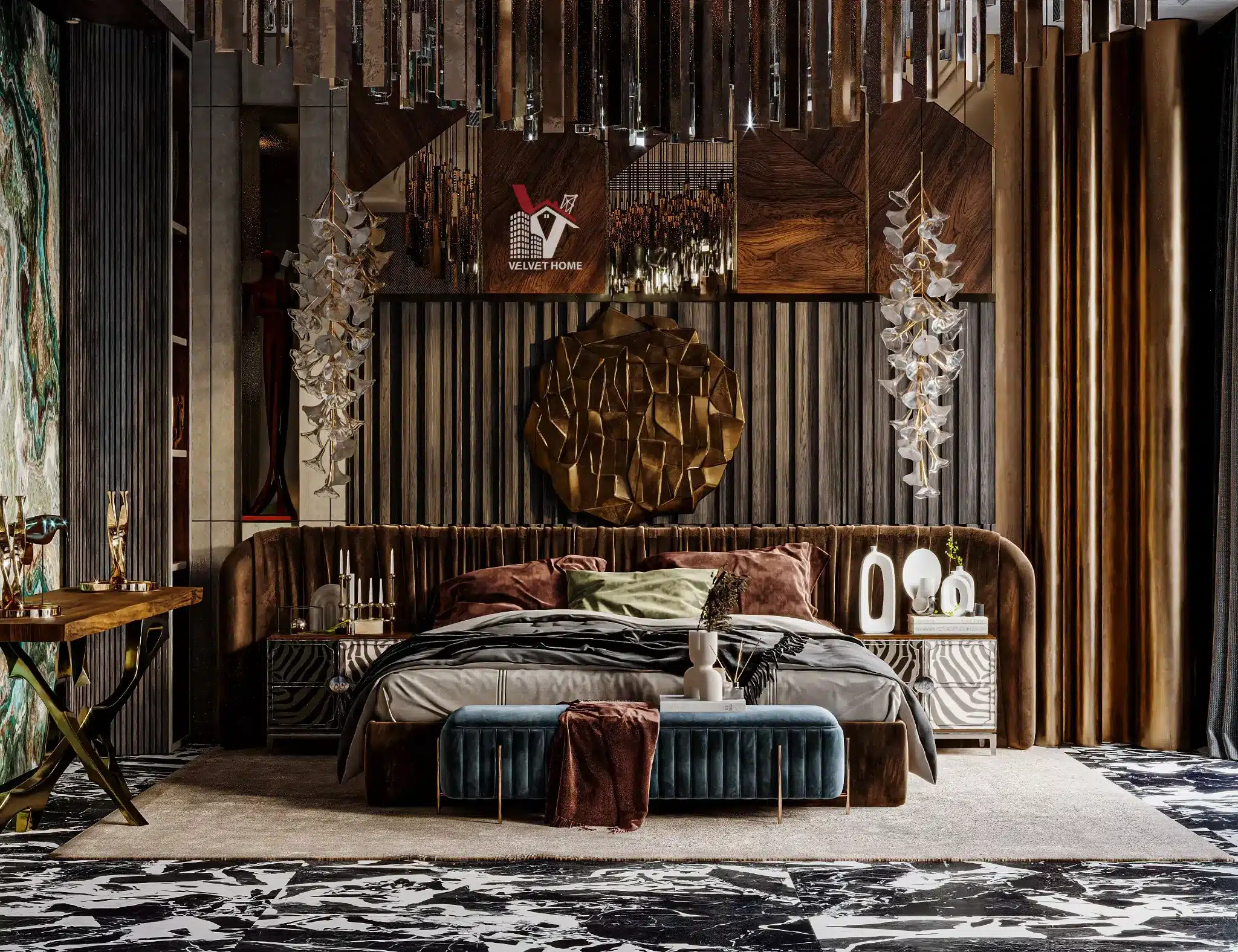 Rustic Modern Bedroom Design